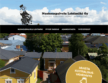 Tablet Screenshot of nuohouslehtimaki.fi